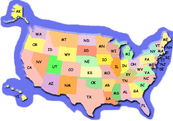USA Instructor Map