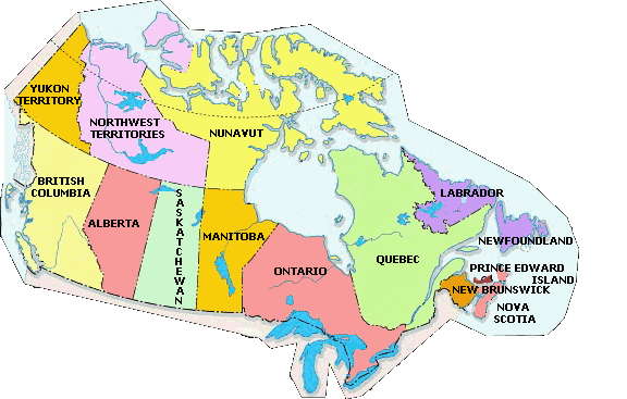 instructor Map Canada